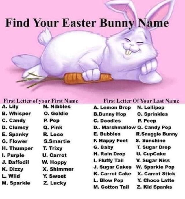Covhour's tweet photo. Good morning it’s #EasterBankHoliday 
What is your Easter bunny name .....

Mine is Daffodil Bunny Hop 🐰

#covhour 
#Coventry https://t.co/15pyFwG6E8