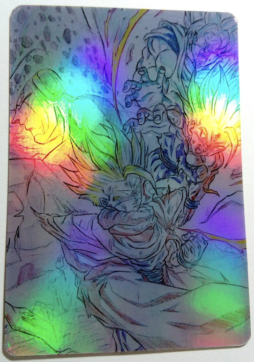 DBZSTARSFANCARD's tweet photo. #dbzstars #fancard collaboration exclusive / collaboration exclusivity @taniidraw (soft prism version set card ) and #catdestroyer ( laser holo rainbow version set card + back card linear prism laser holo rainbow baso de dibujo @riiya_am #DBZ #DragonBallZ #gohan #Goku #cell https://t.co/izJYdjBsqM