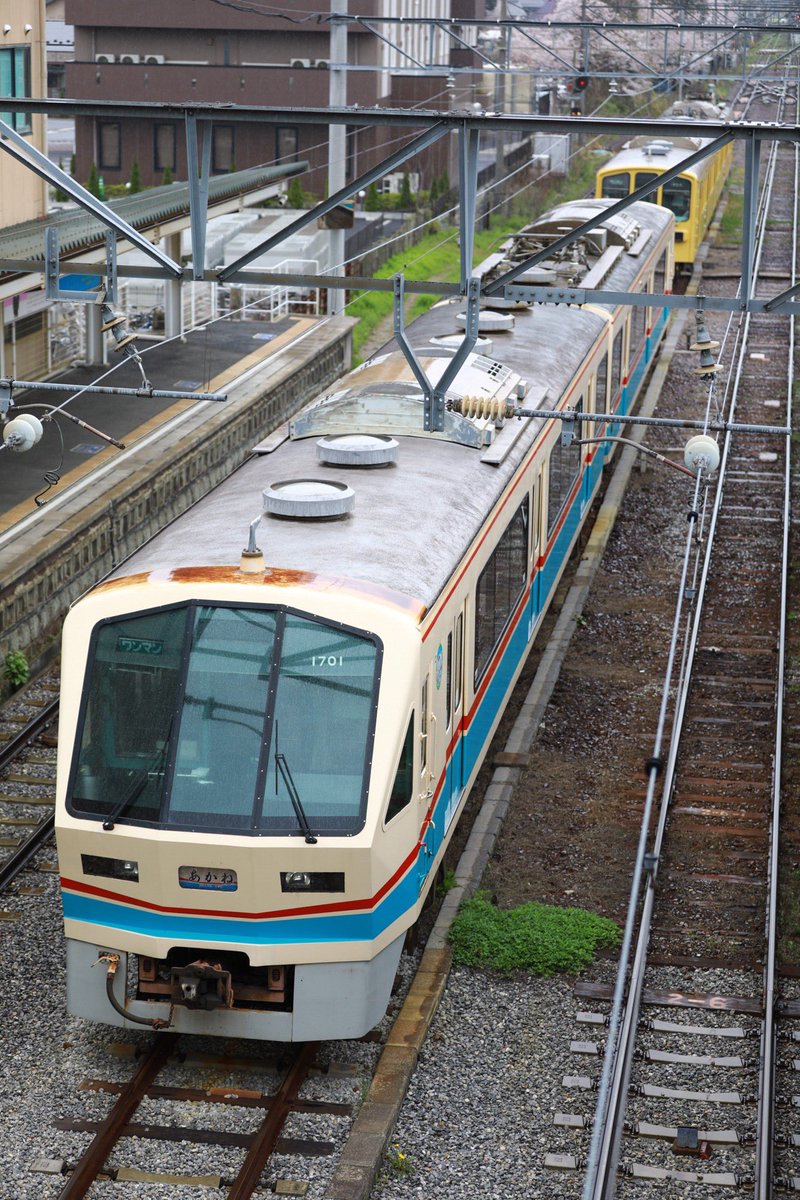 ex83uBd5bBTnJF4's tweet photo. 近江八幡駅でお昼寝中のあかね号
😄✨🌈🌸☔️
#近江鉄道 #あかね号 #あかね号並び
#電車好きな人と繋がりたい
#ファインダー越しの私の世界ᅠ
#桜 #近江八幡駅 #701F https://t.co/gIFWbAnVFr