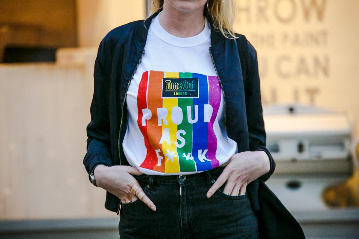 TimeOutTokyo's tweet photo. With Tokyo Rainbow Pride just a week away, you can now show your true colours with these limited edition Time Out London tees. To buy one, visit here: https://t.co/SR0j8UFENK https://t.co/TVO4aSFwtZ