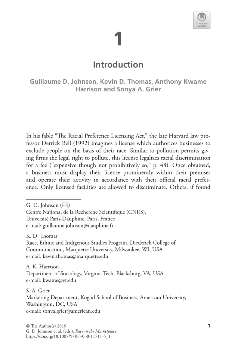 RIM_Network's tweet image. In the Introduction, the editors present some of the key questions this volume discusses: Is market(ization) the road to racial justice? Can we escape raced markets? 
#Marketization #RacialJustice #RacedMarkets