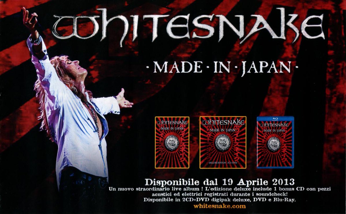 Jörg Planer on Twitter: "David Coverdale Day by Day 2013-04-19 Whitesnake's  "Made In Japan" album is released in Europe #whitesnake  https://t.co/hDGUl0MB5A" / Twitter