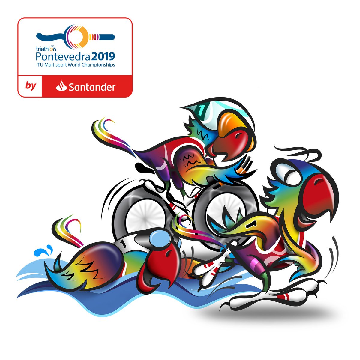TRI_AgeGroup's tweet photo. Ravachol, the #ITUpontevedra19 mascot is waiting for you in Pontevedra! It will be an unforgettable Multisport World Championships 🦜
#PontevedraÉMundial 
Pontevedra ❤️s Triathlon https://t.co/9rMpqVMoMQ