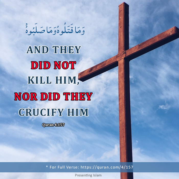 PresentingIslam's tweet photo. "...And they did not kill him, nor did they crucify him..." Quran 4:157

#GoodFriday #FridayFeeling #FridayThoughts https://t.co/b1QFgLKejL