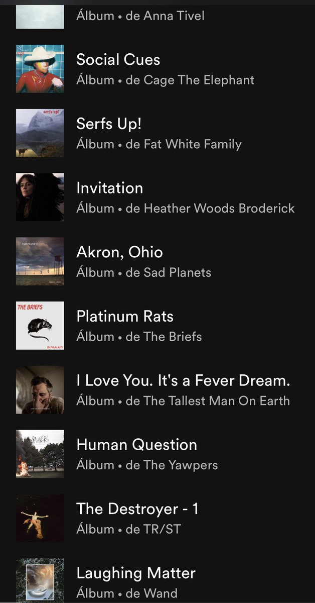 Jpgchief's tweet photo. ROUND1 Happy #NewMusicFriday #ReleaseDay to everyone @annativelmusic #AnnaTivel @CageTheElephant @_H_W_B_ @sadplanets1 #TheBriefs @tallestman @TheYawpers @TR_ST @corythanson #punk #Alternative #Folk #Rock #Garage #indierock #Coldwave #Psychedelic
Enjoy it!!! 🍾🍾🍾 https://t.co/TLwpGkAvYa