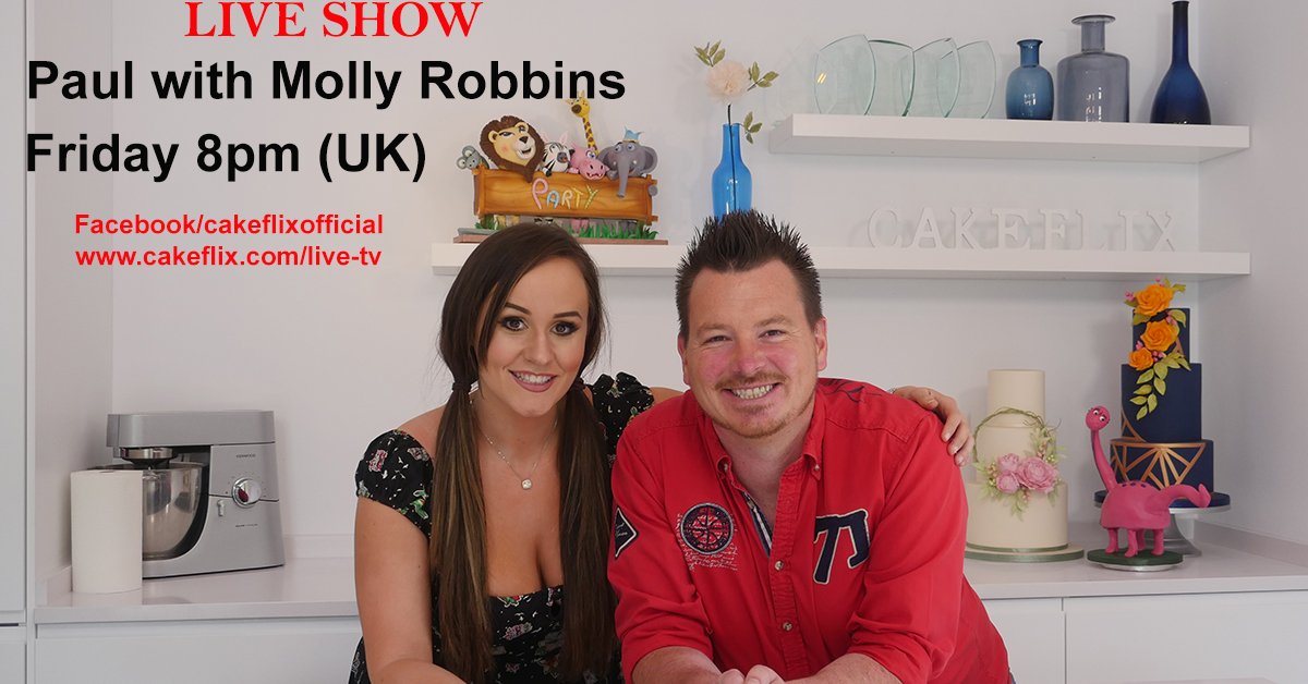 Cakeflix1's tweet photo. Live cake show with Channel 4's Molly Robbins and CakeFlix Paul Bradford tonight for FREE via our Facebook page and https://t.co/s1wXHuWRXJ Happy Easter!!! #ExtremeCakeMakers #cakeflix #cake #goodfriday #happyeaster

https://t.co/NpapEbgUdD https://t.co/LxHaDPWtkG