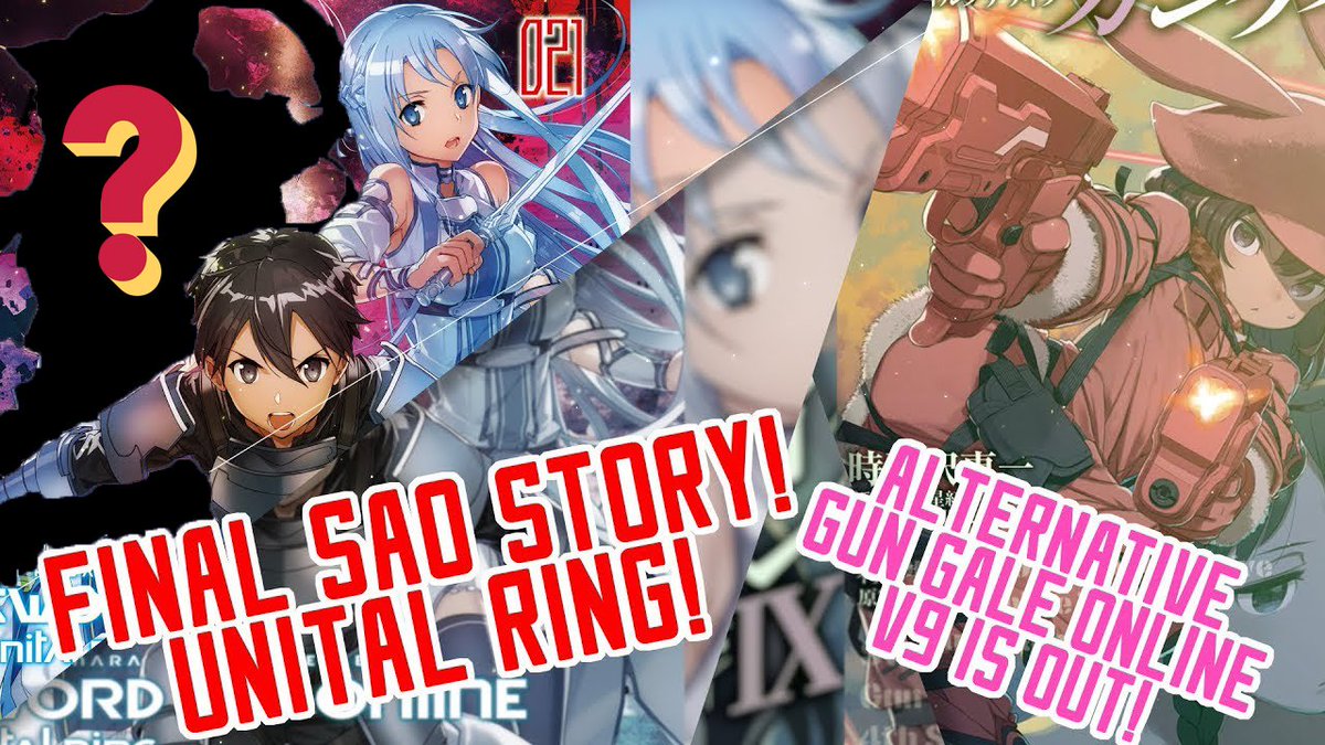 gamerturk95's tweet photo. ❓Many of you have been asking if there is more #SwordArtOnline after #ProjectAlicization's end with #WarofUnderworld. I answered that long ago! Moon Cradle, a 2-Volume #Alicization Side Story after WoU followed by the final SAO arc Unital Ring: https://t.co/DlvCc1YPsB
#sao_anime https://t.co/L2pOiXoAXp