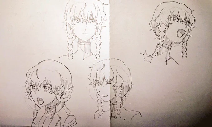 #1日1模写 
#シュタゲ 

阿万音鈴羽 