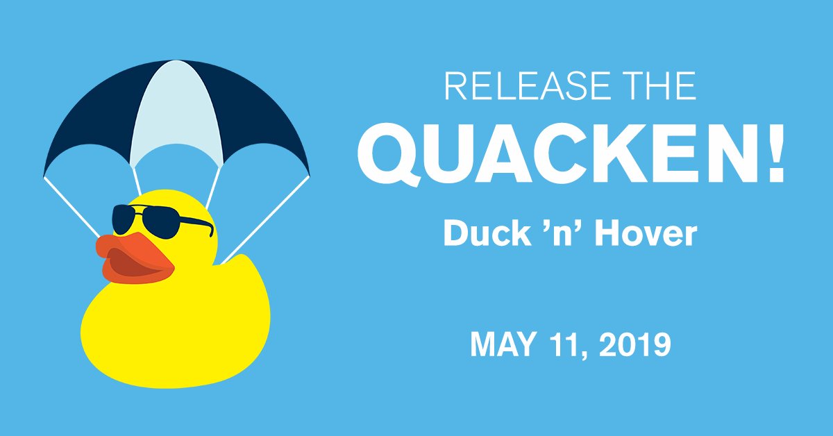 Duck ‘n’ Hover, our popular teen engineering event, is back! On May 11, teams of students in grades 8-12 will design and build a wind-powered device that can lift a payload of rubber ducks three stories high. Join us- all are welcome! Register here: tinyurl.com/ducknhover2019.
