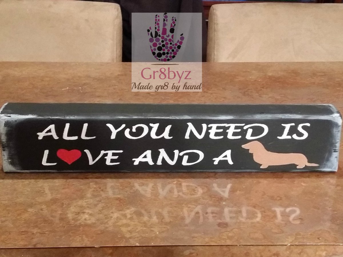 All you need is love and a dog ,desk plaque, wood decor, shelf display, office sign,animal lovers, dog owner, cat lovers, dachshund https://www.etsy.com/gr8byz/listing/272439200/all-you-need-is-love-and-a-dog-desk?utm_source=around.io&utm_medium=twitter&utm_campaign=around.io … #gifts #clutch