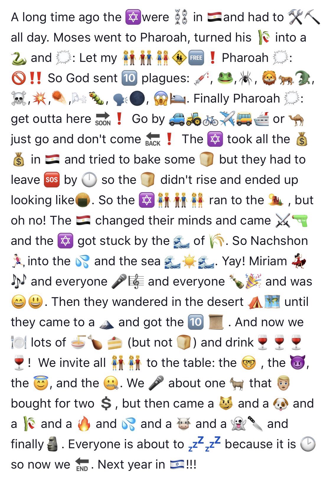 Passover 2025 Celebrations Emoji