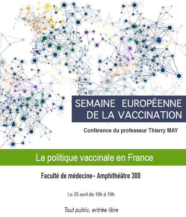 Le centre médical et dentaire <a href="/mgen/">merve genç</a> de #Nancy organise avec la @LaMGEL et les étudiants de pharmacie et de médecine nancéiens, une conférence "La politique vaccinale en France" 🗓️le 25 avril à 18h > campus de Nancy Brabois ⏯️Entrée libre et gratuite