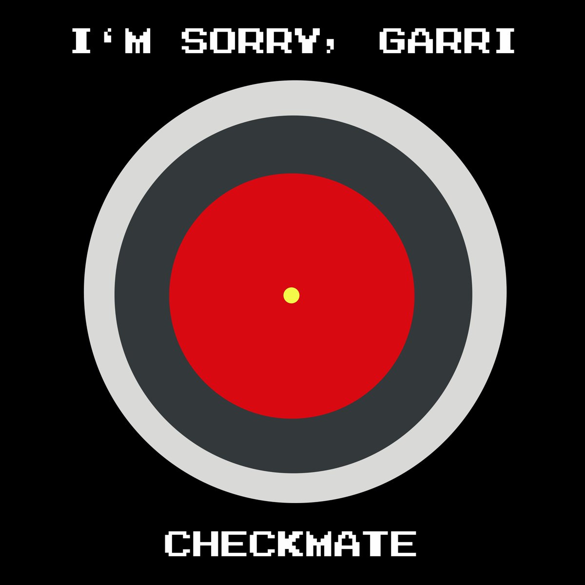 EvenScorePod's tweet image. And cover number #2 for our Chess episode, specifically for 'The Beast and the Deep' (bit.ly/2XwfNcd) - designed by @realTanjaWieser / inspired by Kubrick's '2001: A Space Odyssey'.
Every smart guy's favourite movie before Christopher Nolan's Interstellar came around!