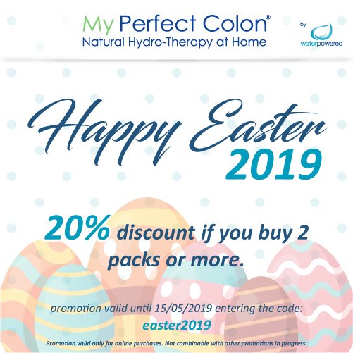 MyPerfectColon's tweet image. 20% discount until 15/05/2019 if you buy 2 packs or more.
#HappyEaster