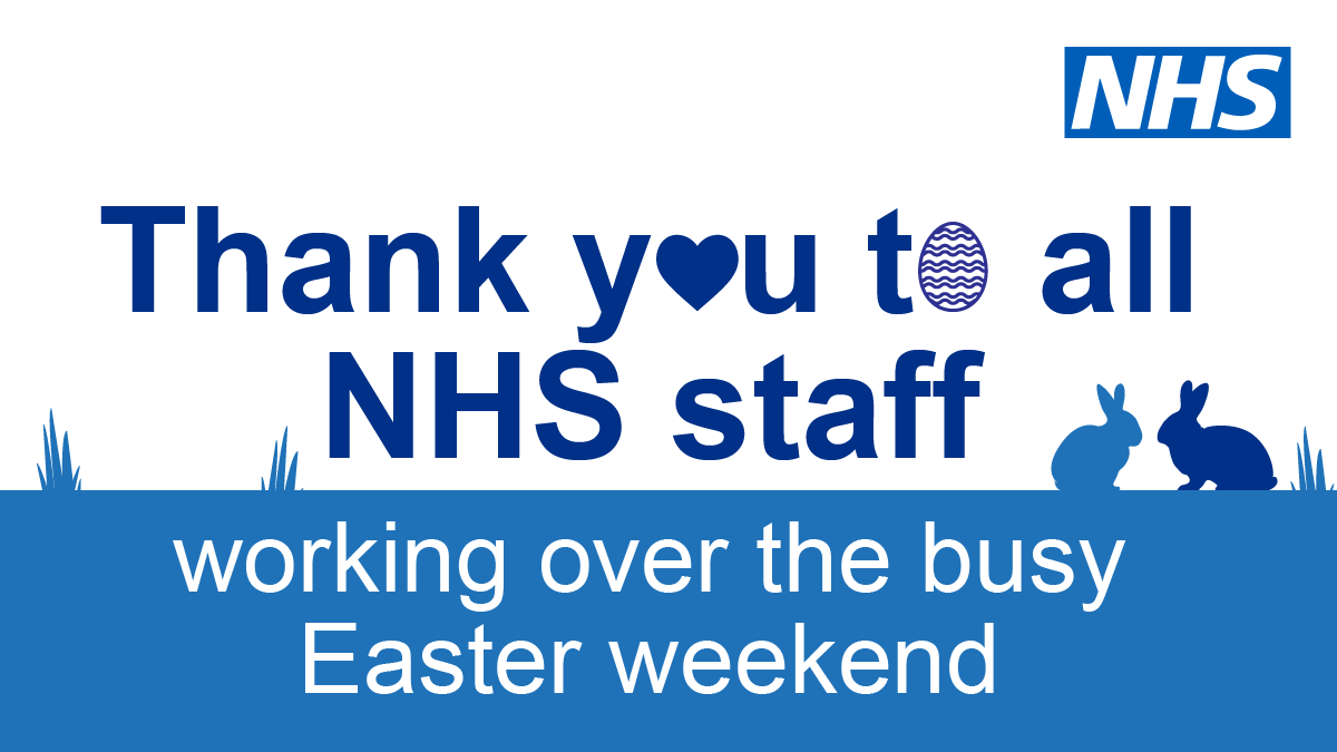 NHSEngland's tweet photo. ❤️ Thank you to all NHS staff working over the busy #EasterWeekend to look after us and our loved ones #TeamNHS #ThankYouNHS https://t.co/OKGX2O2PCh