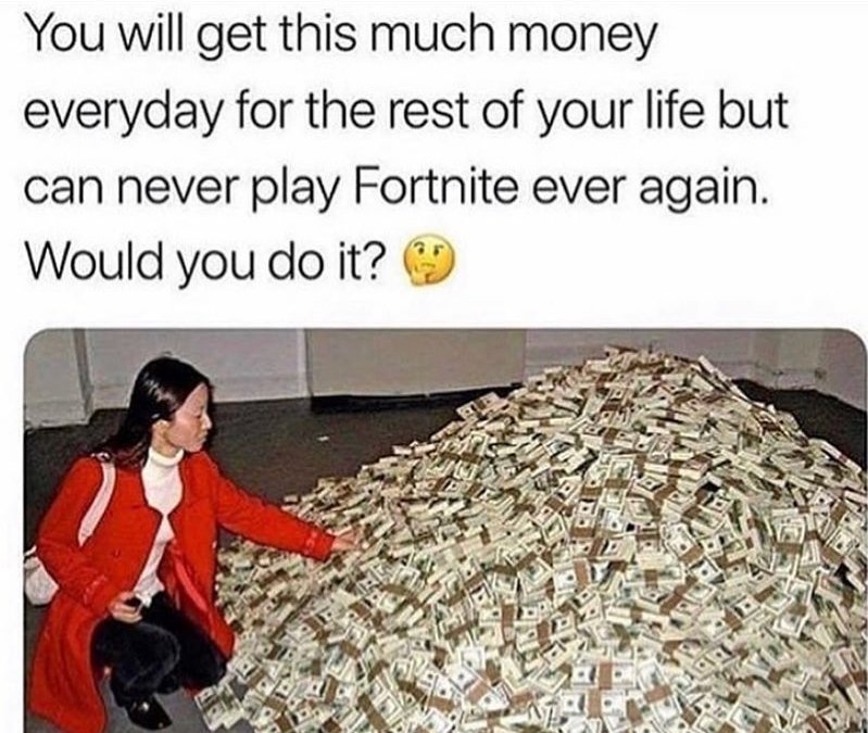 #Fortnite nie mehr? Was denkt ihr? LOL

V-Bucks und vieles mehr bei Kinguin:
kingu.in/1lgh