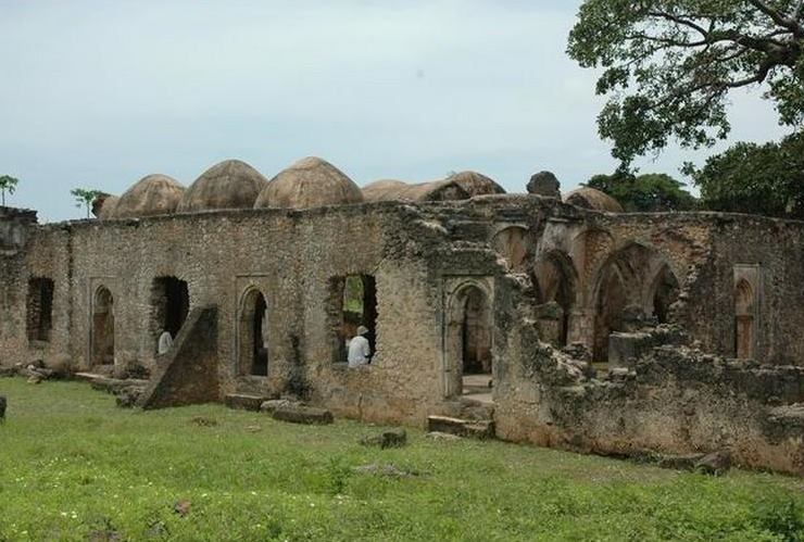 Great Mosque of Kilwa in Tanzania.

Built around 900 years ago on an island to the country's south and served as the largest mosque in sub-Saharan Africa for almost five centuries.