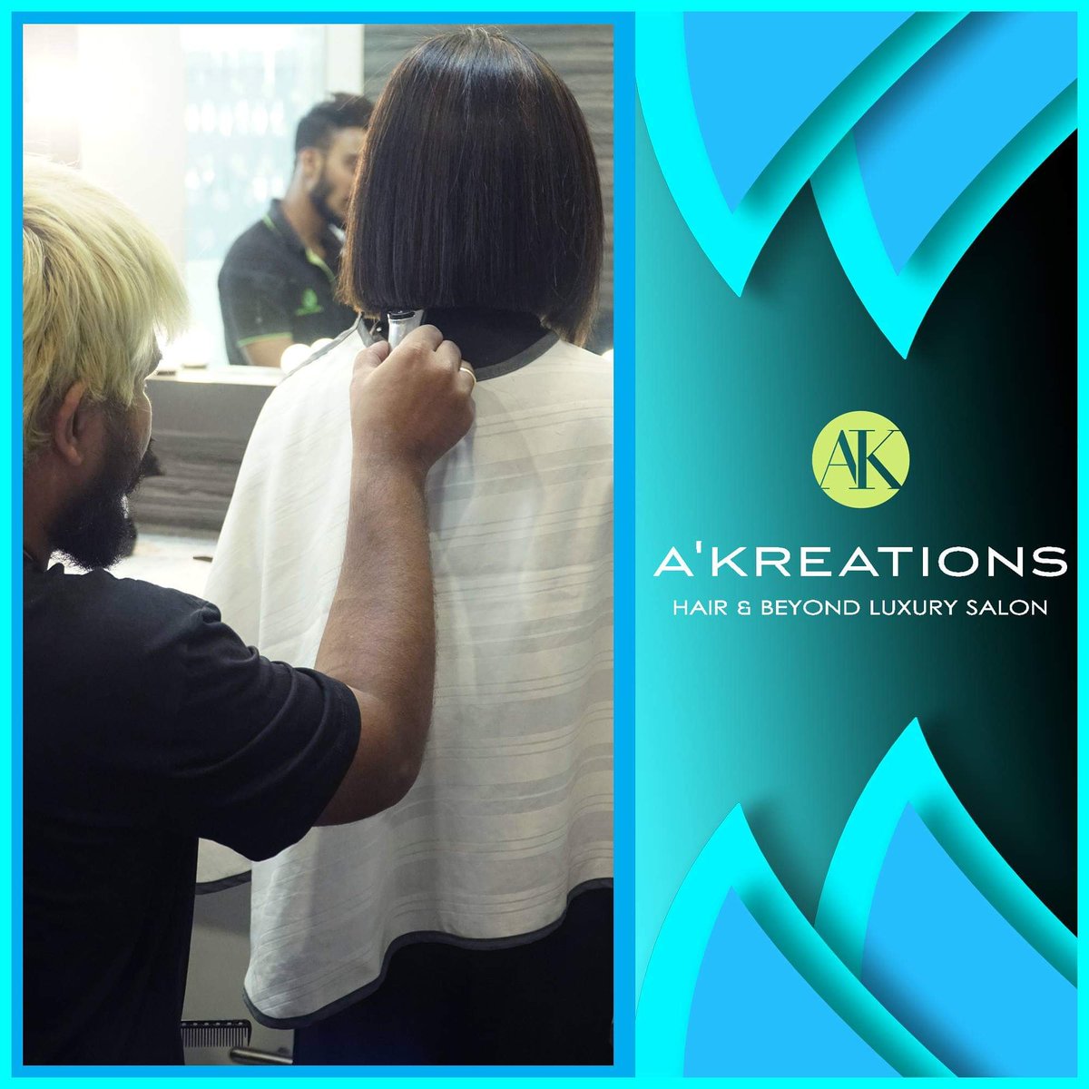 AKreationsIndia's tweet image. When you thrive for precision, perfection follows. Our Style Director Tushar Shinde using precision to create a sharp and straight cut bob. Stay cool this summer with a sleek and sharp short bob haircut at @AKreationsIndia

Call on 7208999911
akreations.in

#ShortBob