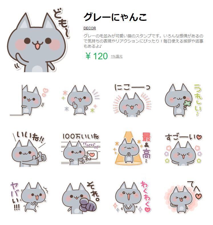 販売中lineスタンプ Twitter
