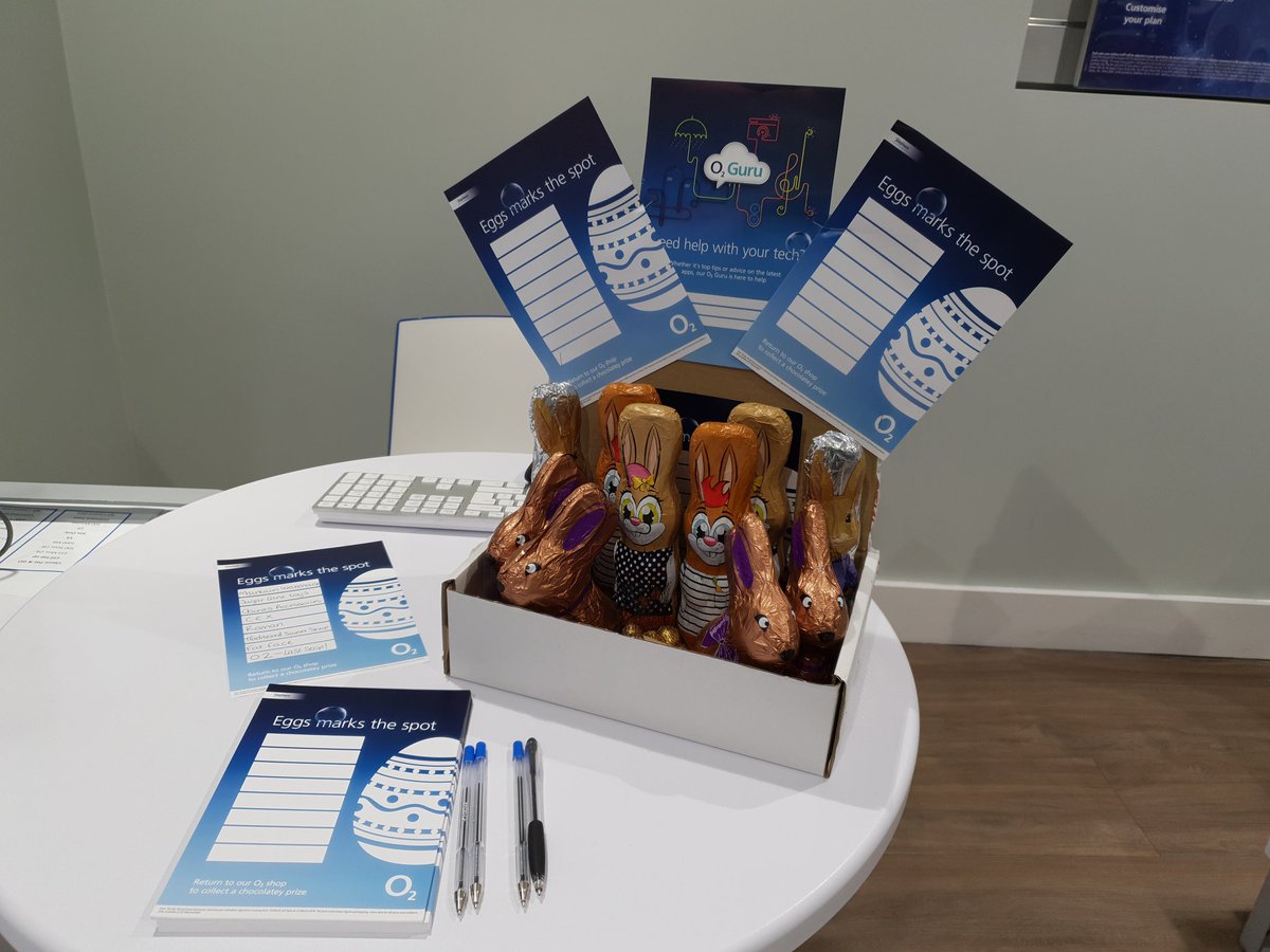xlincyannx's tweet image. Looking for something fun to do this Easter Weekend then pop down to #O2Macclesfield and take part in our Easter Egg hunt and while your here why not see what deals we have in store! #Easter #EggHunt #EasterWeekend #Bunny #Chocolate