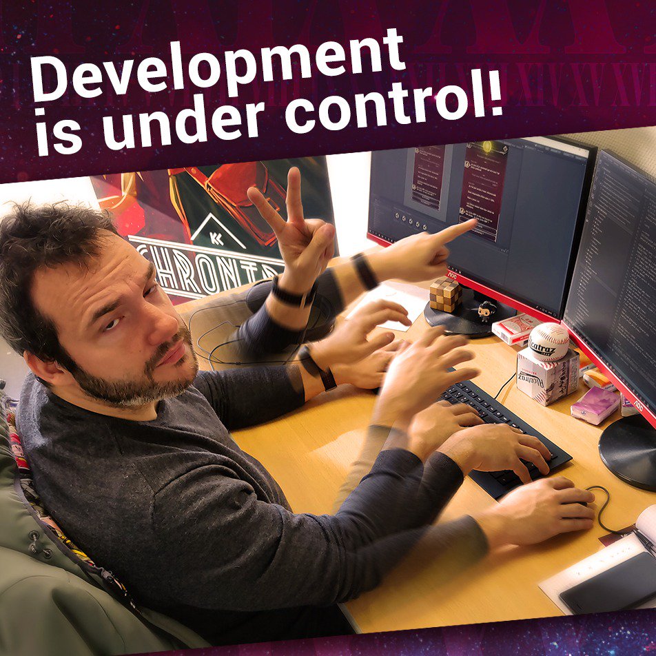 CHRONIRIC (@chroniric) on Twitter photo We swear 😇 ! We motivate Aurélien every day in order to integrate the game as fast (and well) as possible! 🐙
You may encourage him too in your comments 📣
#chroniric #dev #indiedev #octopus We swear 😇 ! We motivate Aurélien every day in order to integrate the game as fast (and well) as possible! 🐙
You may encourage him too in your comments 📣
#chroniric #dev #indiedev #octopus