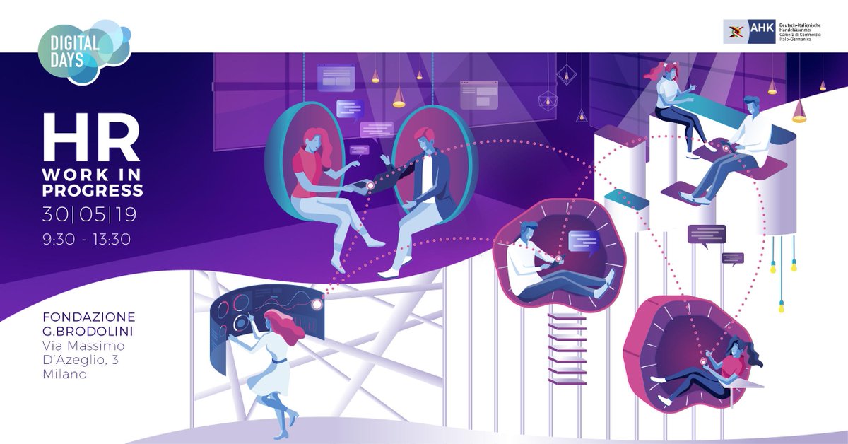 "HR Work in Progress" il prossimo evento HR della <a href="/AHK_Italien/">AHK Italien</a> in collaborazione con <a href="/GPTWItalia/">GPTW Italia</a>. Vi aspettiamo il 30 maggio a Milano. Noi ci saremo! lnkd.in/dz7KQid
#hr #networkingevents #costcontrol #payrollmatters