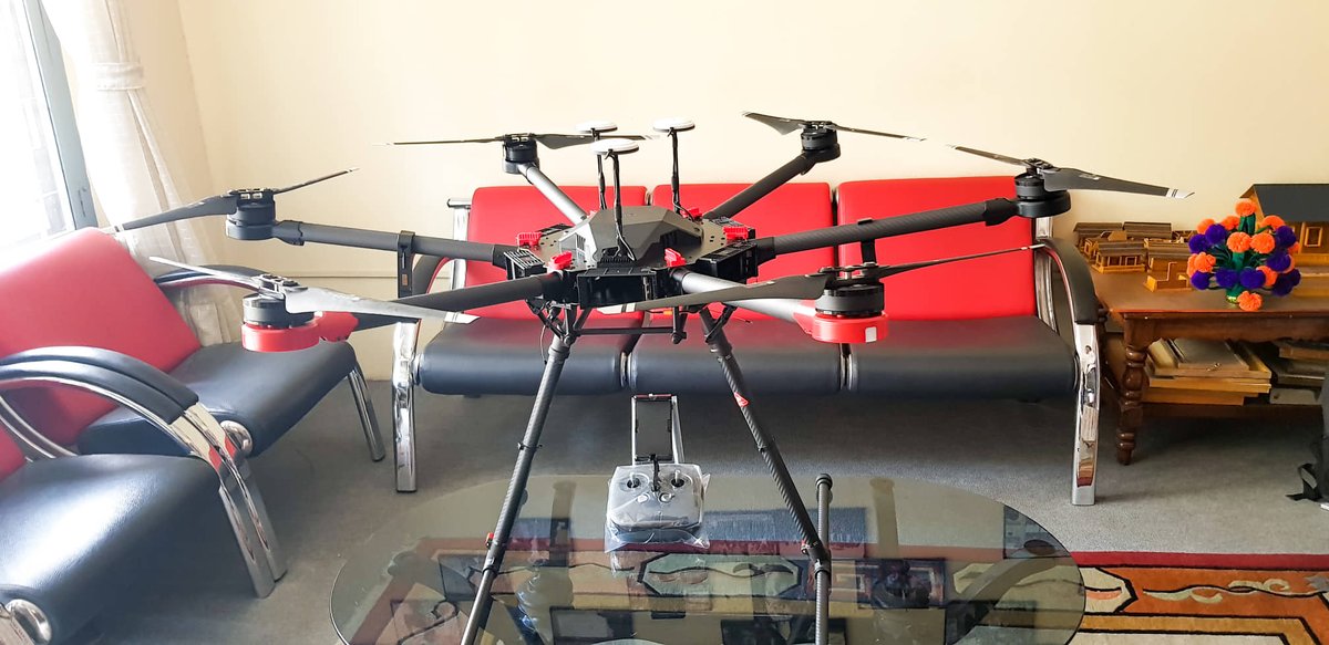 BiratNepal's tweet photo. The #drone finally arrives in @BiratNepal! It will be used for sputum transportation in a pilot project for active #TB case finding in #Pyuthan, #Nepal.  
@stonybrooku @WeRobotics #DroNepal
#endTB https://t.co/bufKENCEJn