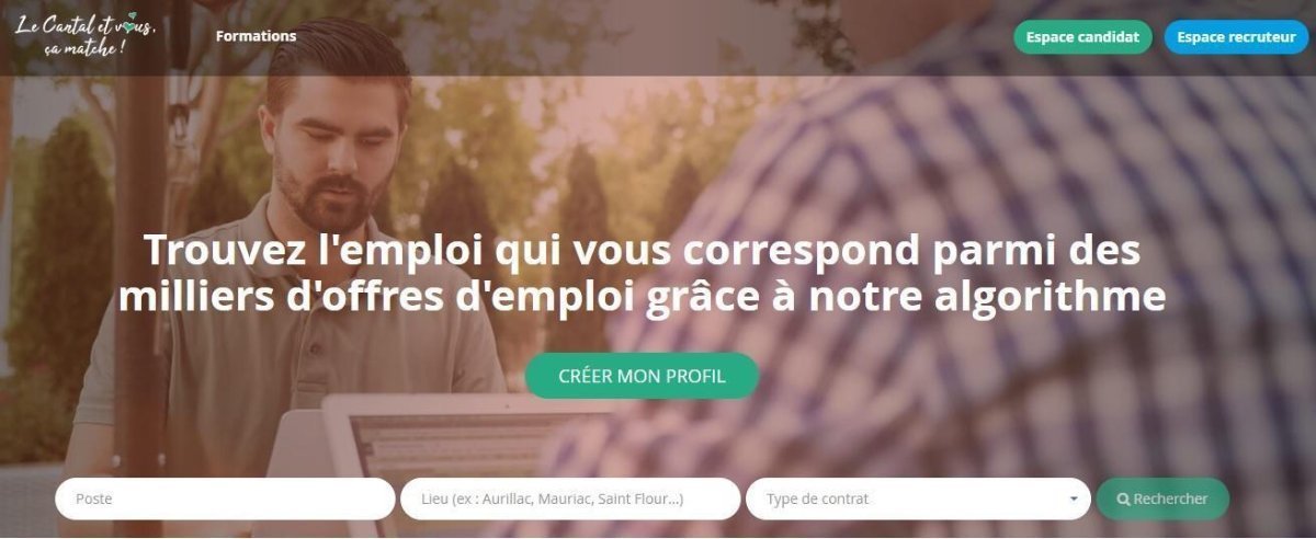 Energy_Coaching's tweet image. RT @_ChevalierJ: RT @Meteojob: 📢 Le Cantal s'associe à #Meteojob pour recruter !
#CleverConnect est fier d'accompagner les candidats et les entreprises du territoire de la @CCICantal avec les dernières technologies de #matching au service de l' #empl…