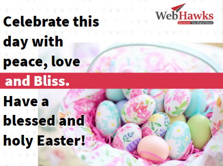 WebHawksBanglr's tweet photo. Celebrate this day with peace, love and bliss. Have a blessed and holy Easter! https://t.co/olatJfgNBO