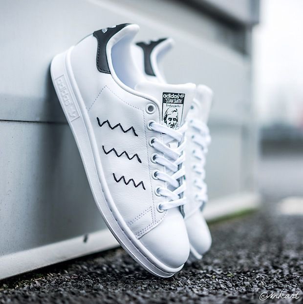 stan smith zig zag blue