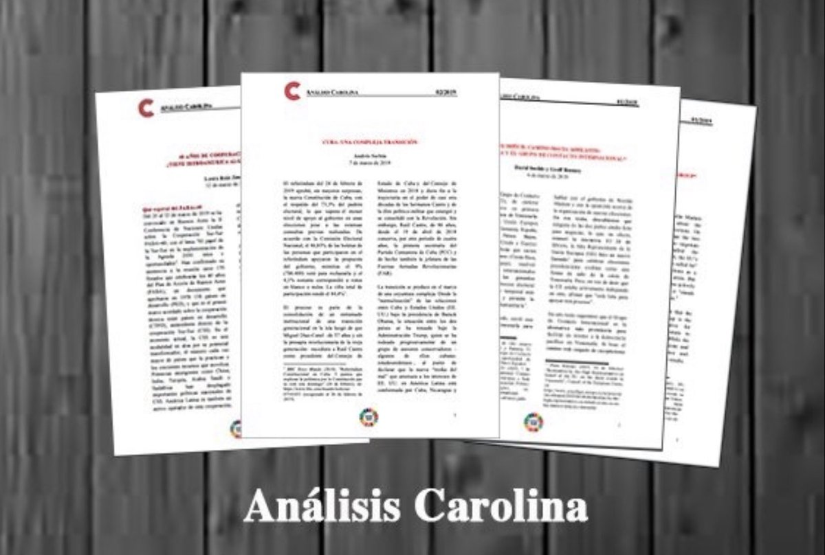 Uzivatel Fundacion Carolina Na Twitteru Analisiscarolina N 1 El Dificil Camino Hacia Adelante Venezuela Y El Grupo De Contacto Internacional De Dsmilde Y Gramsey Latam Puedes Descargarlo En Espanol T Co 3rij5ipsho Y En Ingles