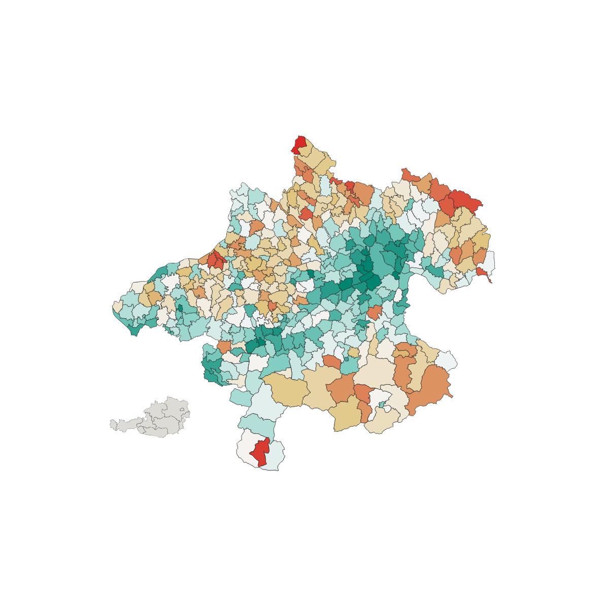 visions_austria's tweet photo. Bevölkerungsentwicklung: Oberösterreich 1900-2018
#geomatics #austria #Oesterreich #statictics #dataviz https://t.co/K8yQGAVFuD