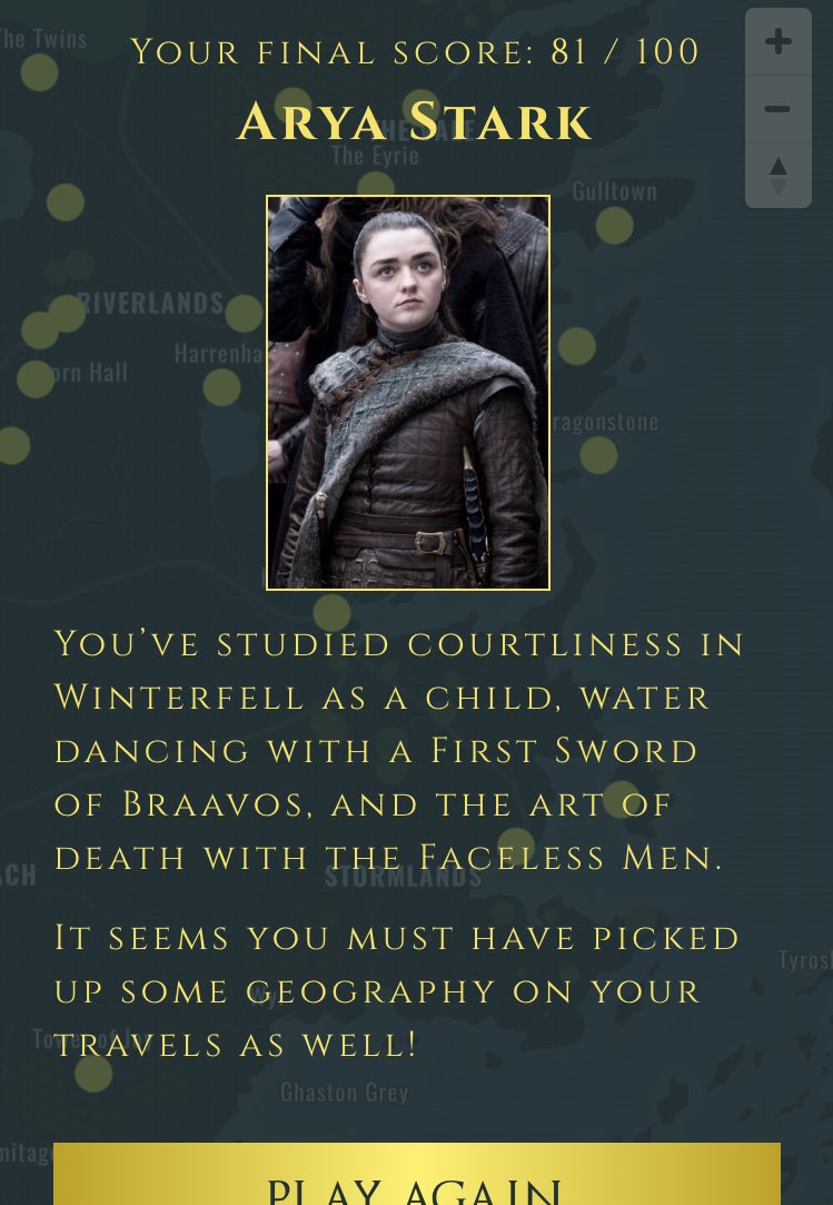 hacheka's tweet photo. A sneak peek on the #GameofThrones trivia game powered by @CARTO and #CARTOVL

In your devices next week! https://t.co/sX9mWeNVnL