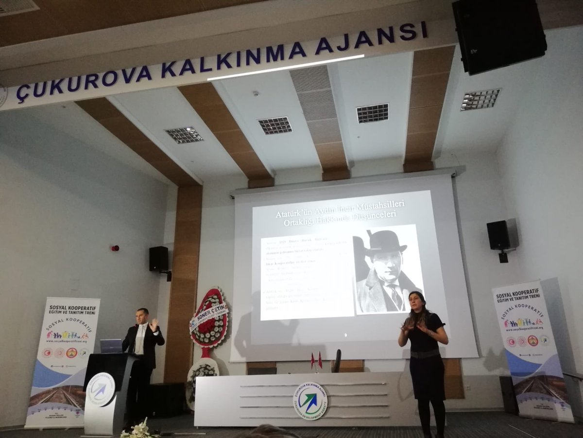 kooperatiftreni's tweet photo. Çukurova Kalkınma Ajansı ev sahipliğinde İlkbahar Seferi’nin son programı Adana’da gerçekleştiriliyor.  Sosyal Kooperatif Bilgilendirme Toplantısı ve Üniversite Öğrencilerine Yönelik İlham Veren Söyleşilerle devam ediyor. https://t.co/eALZseb94G