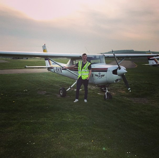 A very well done to Callum, who flew solo for the first time yesterday in India November. Onwards and upwards from here Callum, keep up the good work! #StudentPilot