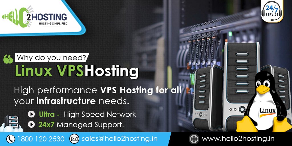 Hello2HostingIn's tweet image. Get #Linux VPS Hosting for your #business from #Hello2hosting. We provide best #VPSHosting solutions with high performance servers and 24x7 support.

Order Now: hello2hosting.in/hosting/vps-ho…