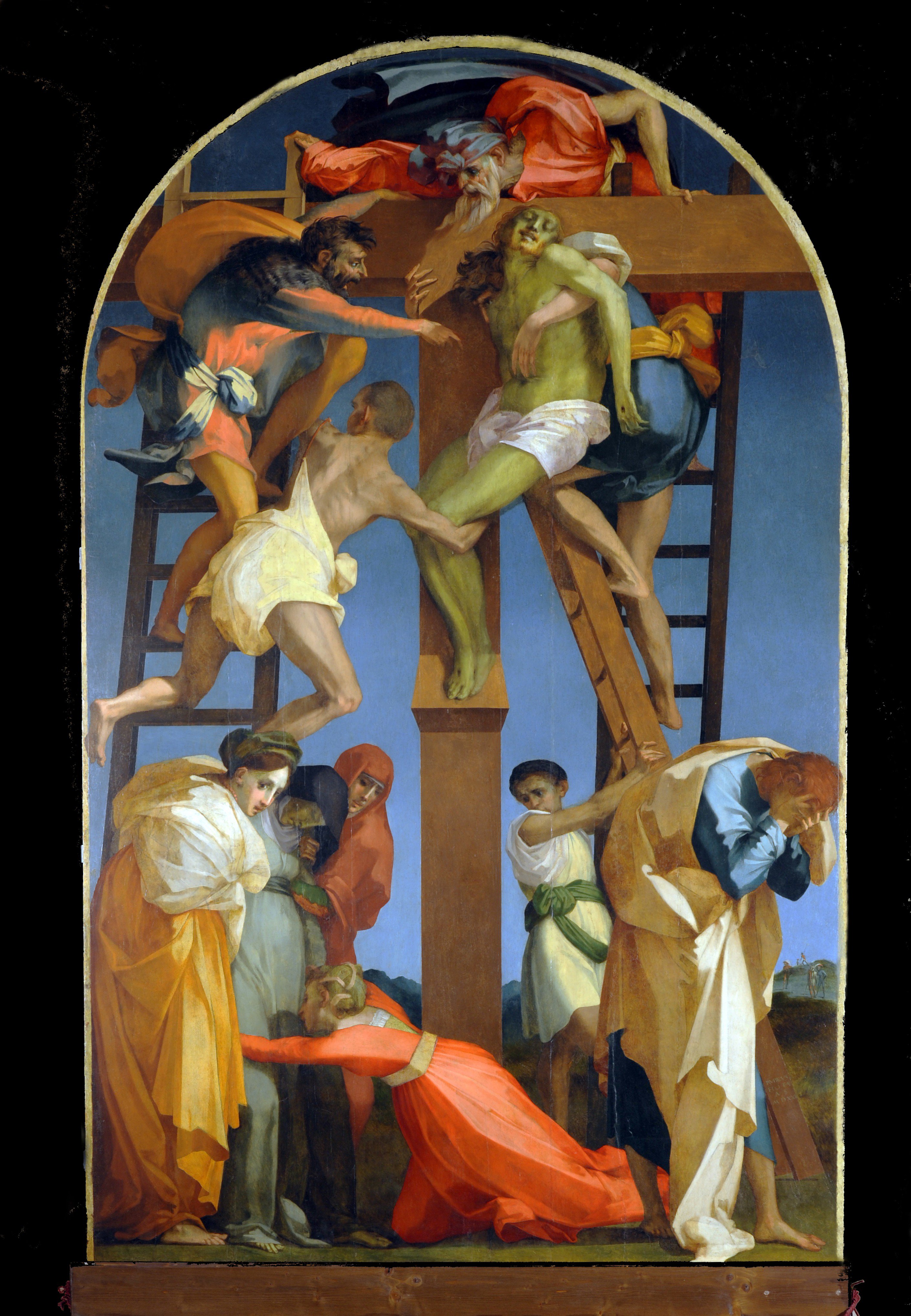 Rosso Fiorentino Descente De Croix David Llewellyn on Twitter: "More #GoodFriday art, and here is Rosso  Fiorentino's 'Deposition from the Cross' (1521). It's one of the early  works of a High Renaissance/early Baroque style that came to