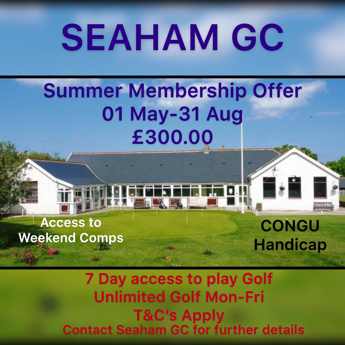 Seaham Golf Club tweet media