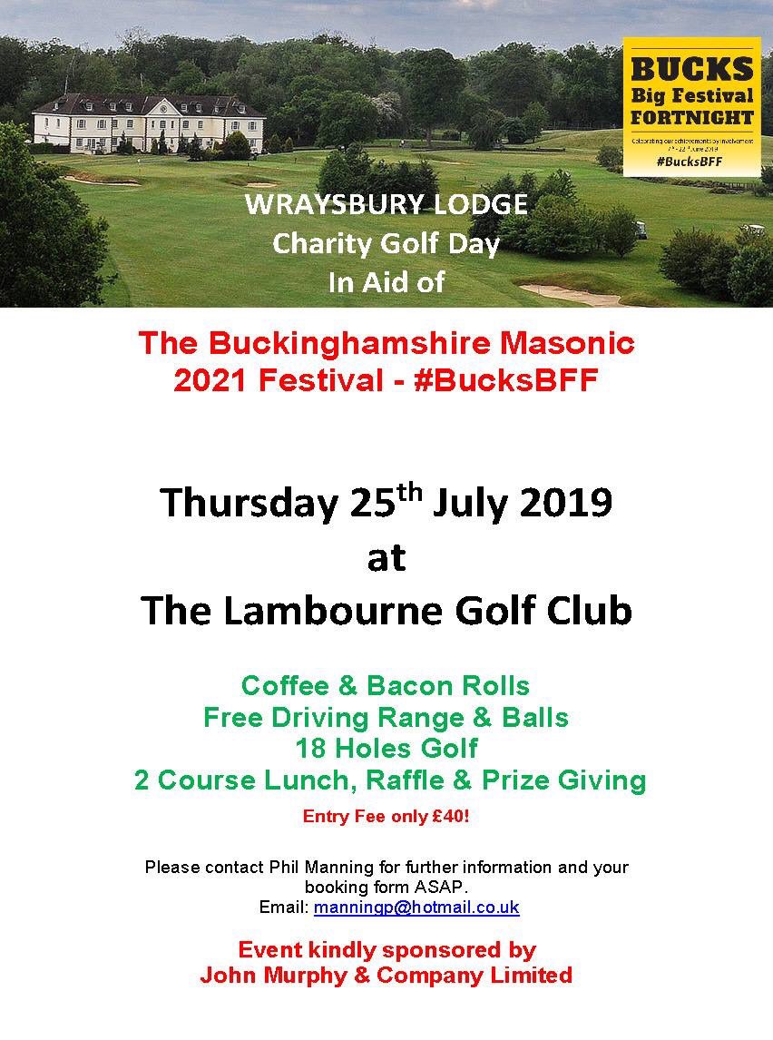 A fantastic day at a wonderful club and open to Mason’s from all Provinces!! #BBFF