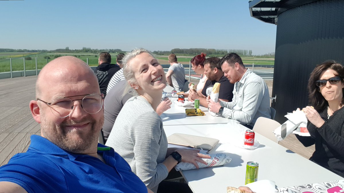 CodeGorillaBVBA's tweet image. Lunch @ Droneport