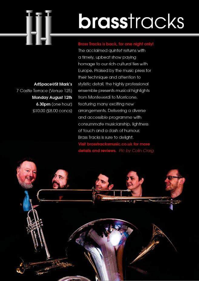 Tickets now on sale @edfringe this #August Remember #onenightonly #brassquintet #Edinburgh #scotland @edfests @BrassMusician @edinburgh @edinspotlight