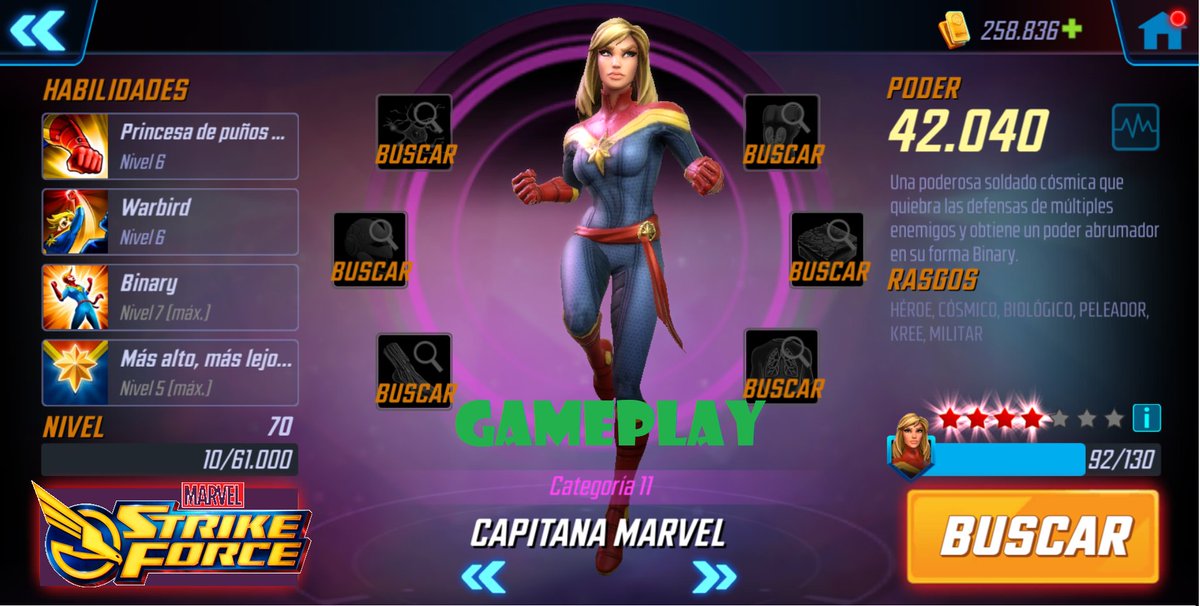 red_skull_hh's tweet photo. Gameplay de Captain Marvel en #MarvelStrikeForce
https://t.co/8ooqCq8BPo https://t.co/EBkooJHWW6