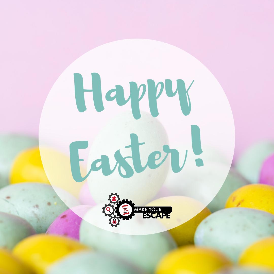 Happy Easter weekend folks! Over the bank holiday weekend, we'll be hiding some chocolate eggs in all four of our escape rooms. See how many you can find!