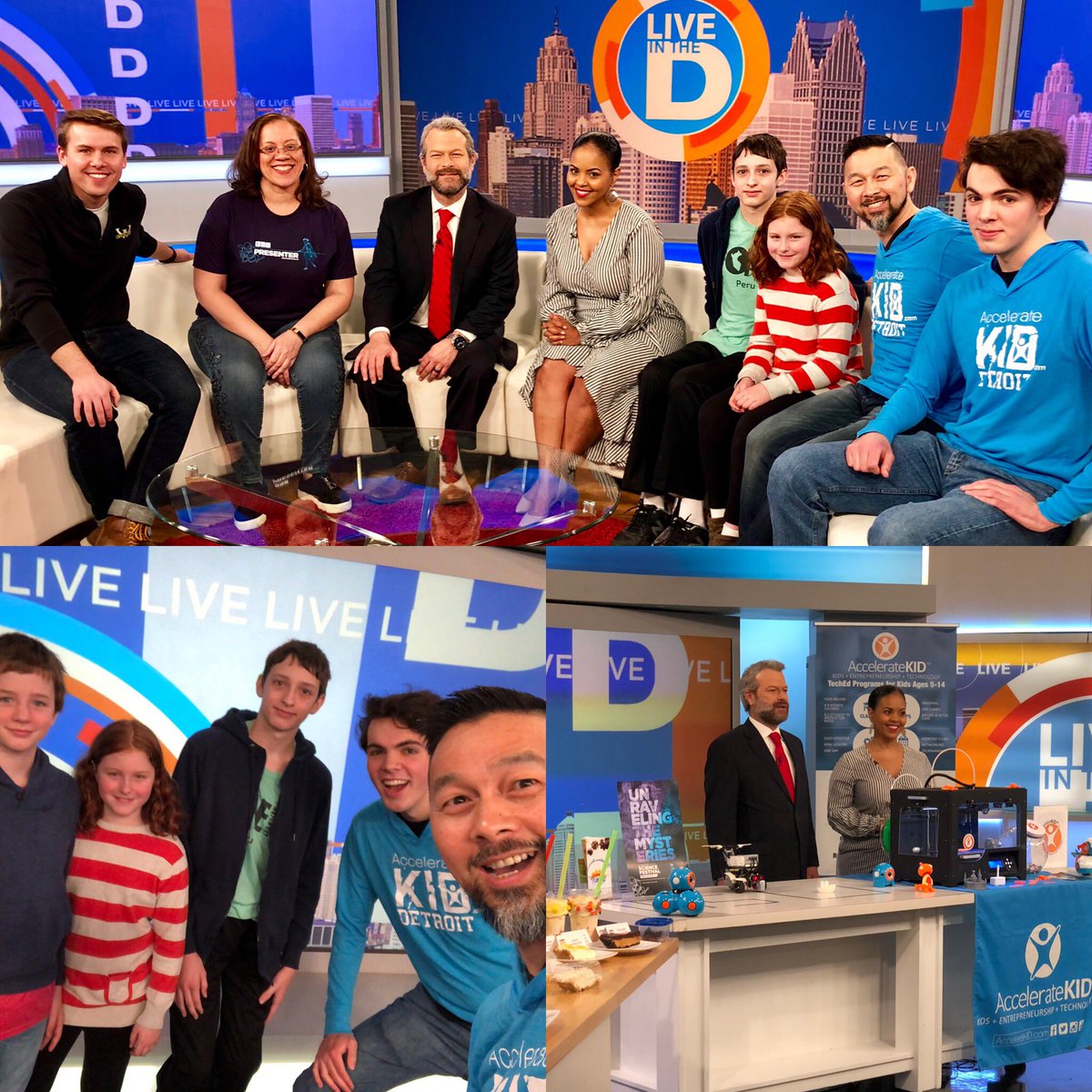 acceleratekid's tweet image. We are still feeling the love and fun we had at the @clickondetroit @4LiveInTheD with our students. #creatingfuturecreators #kidsentrepreneurshiptechnology #summeriftechcamps