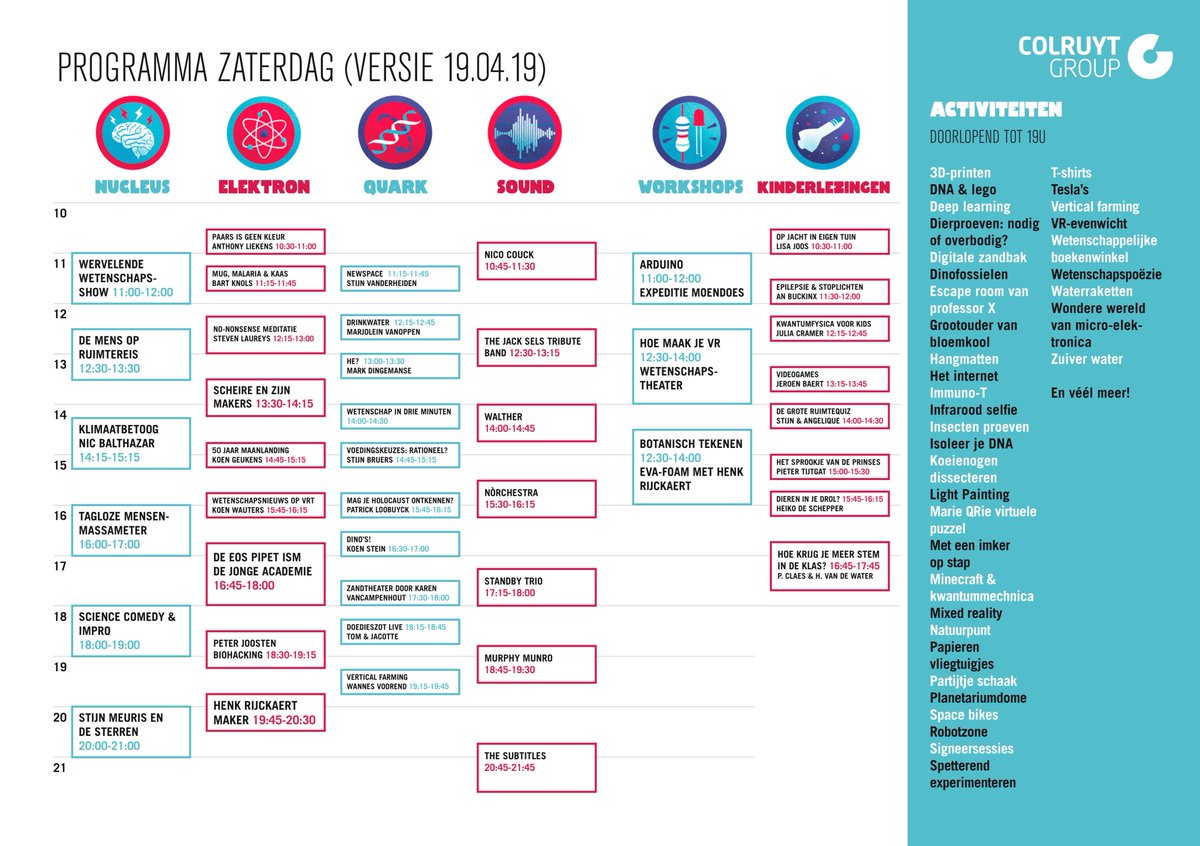soundscifest's tweet image. Eentje voor de planners! Zo goed als het volledige programma staat online. Maar liefst een maand vroeger dan vorig jaar 🥳 #volgendjaarjanuari
soundofscience.be/assets/uploads…