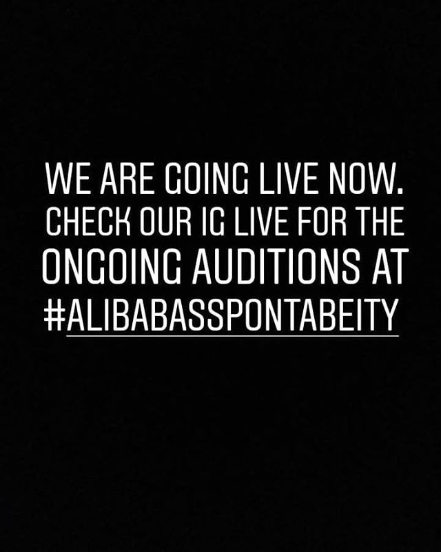 STANDUP9JA's tweet photo. GO TO OUR IG LIVE FOR THE ONGOING AUDITIONS AT #AlibabasSpontaneity
_
cc @alibabagcfr @officialbunmidavies @yk262 @munchitnigeria https://t.co/gofj9hZ2b7 https://t.co/vihtEZMMnH