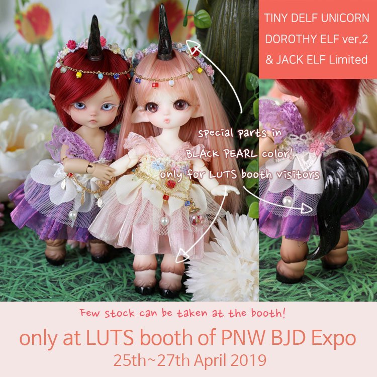 LUTS X PNW BJD expo celebration - Retweet & Share EVENT! Please share this post to your friends! We pick 5 people & send the gift<3
GIFT  - $20 coupon for eluts.com!
Announcement : 23th April 2019, 11:00 a.m. (KST)
 #lutsdoll #luts #bjd #Senior65 #KidDelf #TinyDelf