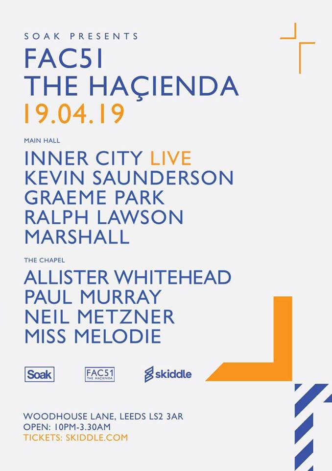SoakEvents's tweet photo. Happy Easter one &amp; all from @SoakEvents @Fac51hacienda 🐣
We go live @Church_Leeds at 10pm tonite!
#Goodlifefriday #Goodlifetour
@InnerCityDet @kevinsaunderson @graemepark @Ralph2020Vision @DJAWhitehead 
last minute tks @skiddle - https://t.co/hnRBnDrAL0 … https://t.co/uxyLEvIxog