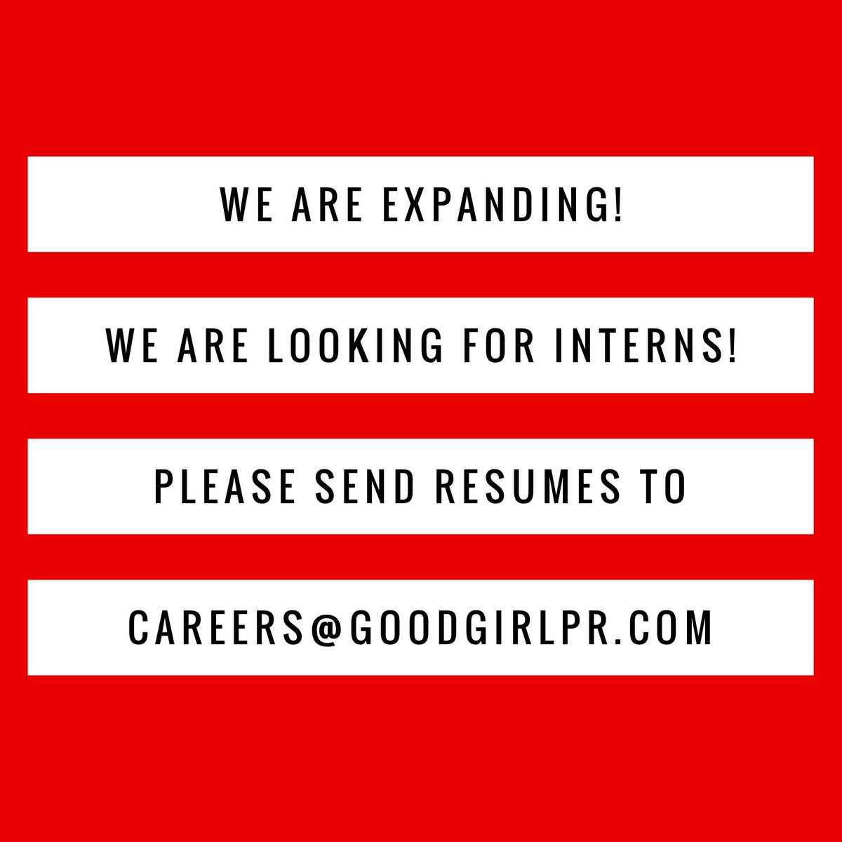 GoodGirlPR's tweet image. #publicrelations #printernship