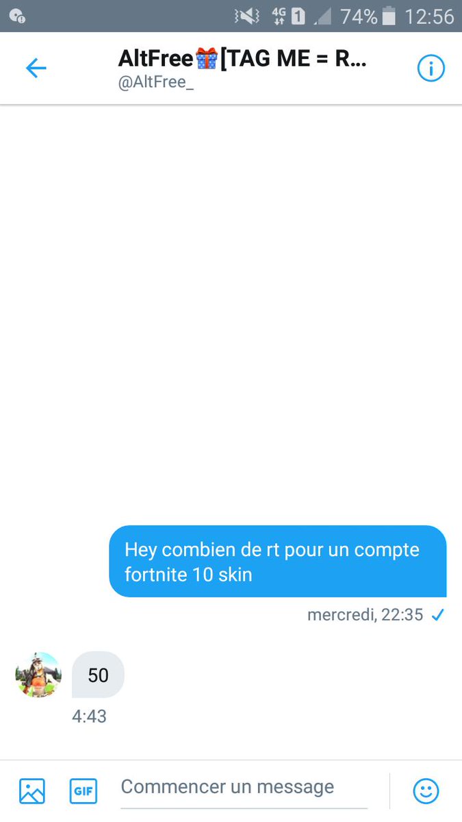 MatthieuLinoss1's tweet photo. Hey les mec a 50 rt sur ce Tweet je fais gagner un compte 10 skin mini grâce à @AltFree_ https://t.co/hRjNv5qBAU